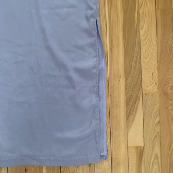 Savona Lavender Satin Midi Dress - Picture 5 of 8